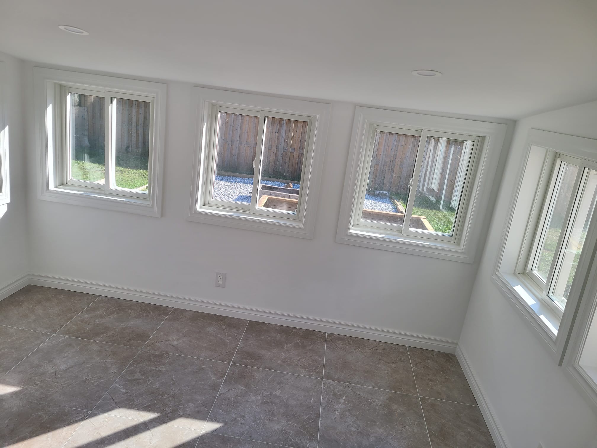 Walk-in shower installation