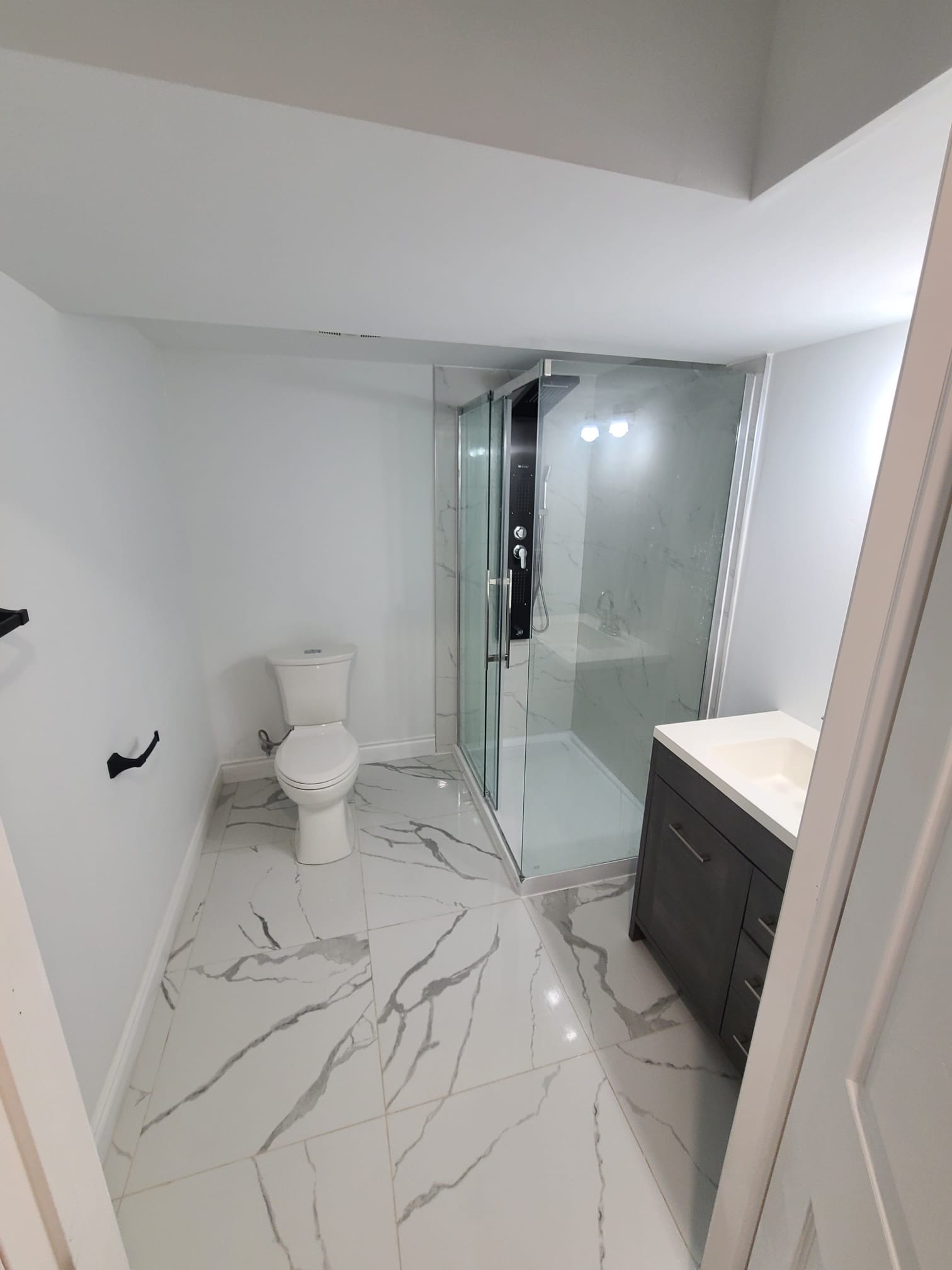 Bathroom renovation project
